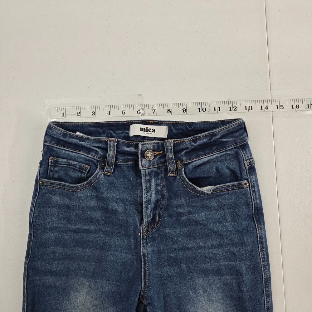 Mica MDP-F388DK High Rise Crop Flare W/ Uneven Hem size 24 6665 - Picture 3 of 10